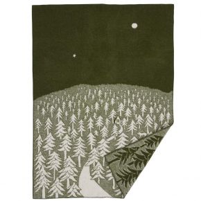 Klippan Haus im Wald Wolldecke 130x180 cm (Öko-Tex)
