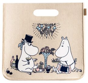 Muurla Mumins Nachttreffen Aufbewahrungskorb aus recyceltem PET 33x31x33 cm