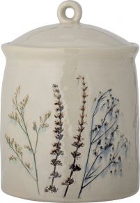 Bloomingville Bea Dose 2,8 l creme, mehrfarbig