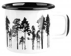 Muurla Nordic Der Wald Becher Emaille 0,37 l