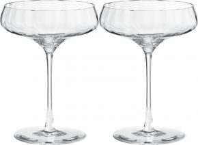 Georg Jensen Bernadotte Cocktailglas / Champagnerschale 20 cl klar 2 Stk.