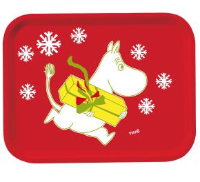 Opto Design Mumins Weihnachten Tablett 20x27 cm