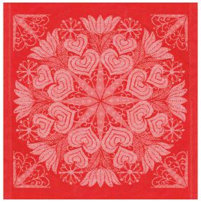 Ekelund Weihnachten & Winter Hjärtbo Stoffserviette (Öko-Tex) 35x35 cm